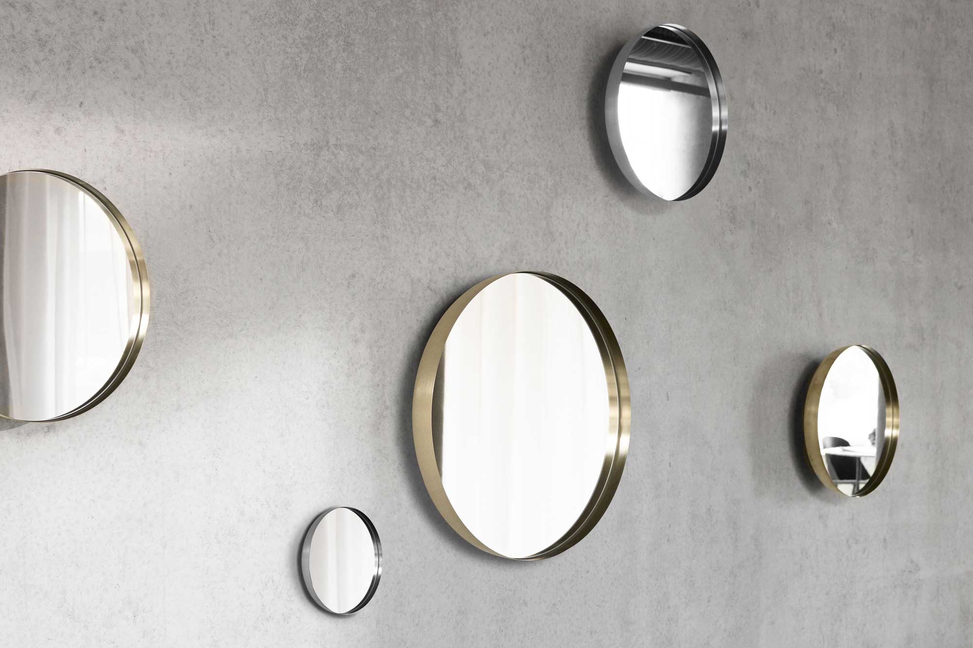 Best Minimalist Round Wall Mirrors, Round Mirror Leather Strap Ikea